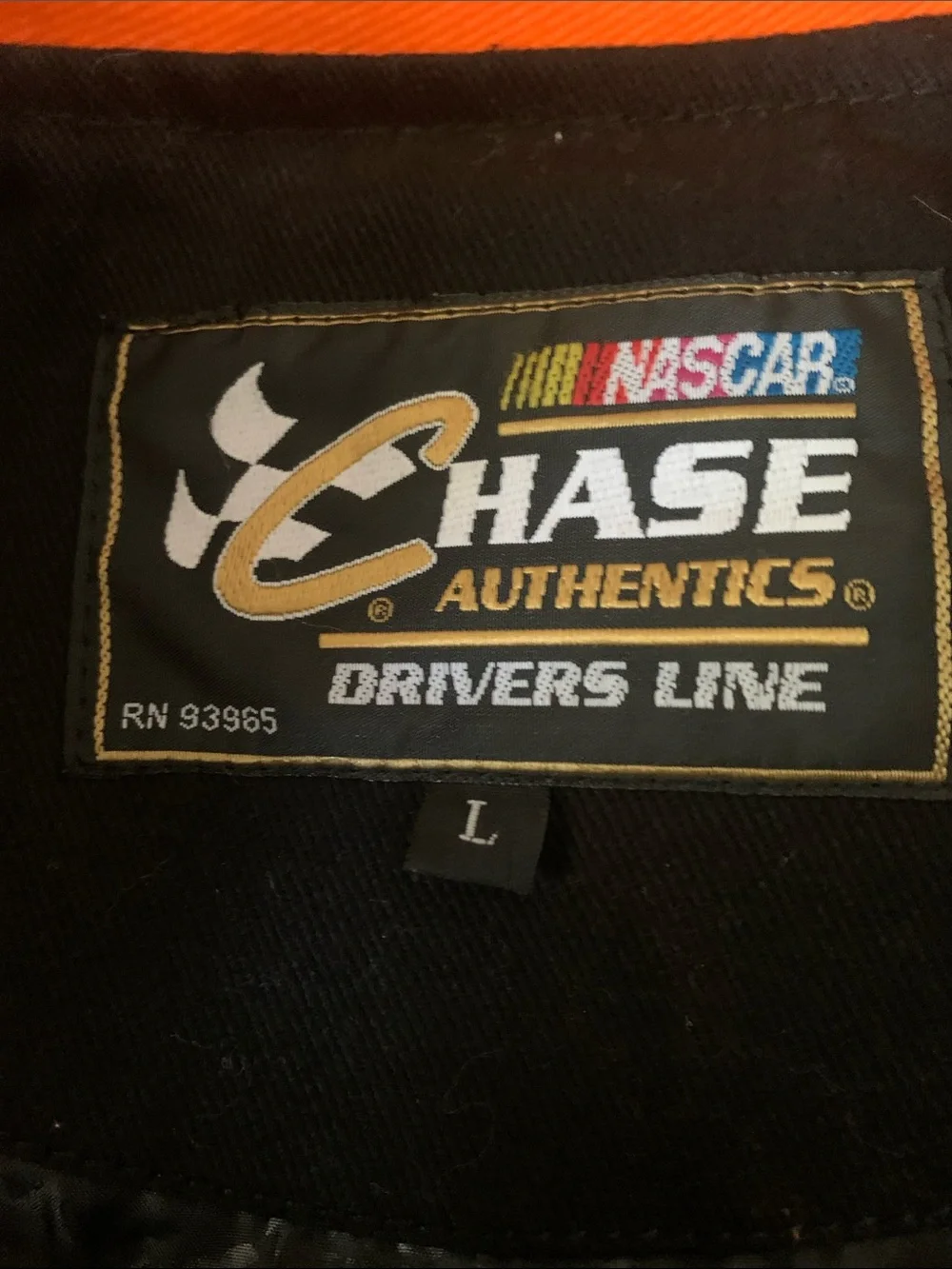 Home Depot racing jacket